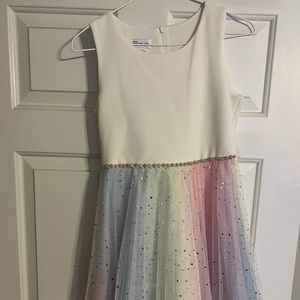 Rainbow party dress